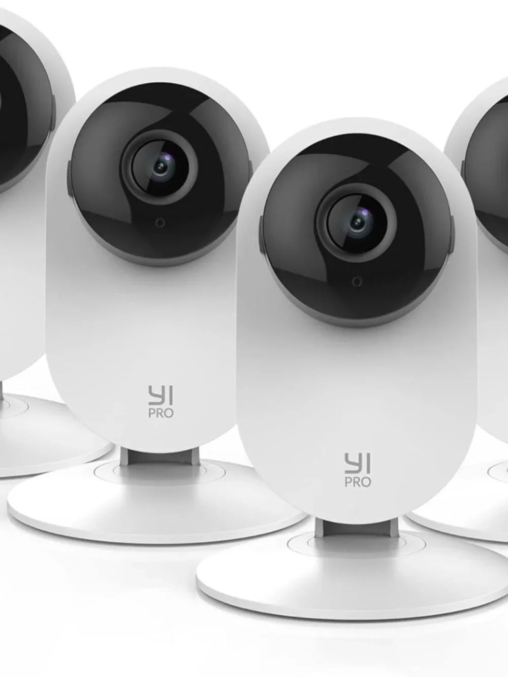 YI Pro 2K 4PC Home Security Cameras Bundle: Person, Vehicle, Animal Smart Detect